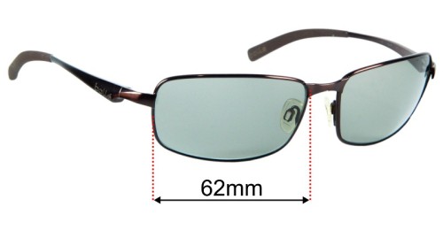 Verres De Rechange Pour Lunettes De Soleil Bolle Aravis - 62mm - Neufs, Protection UV 100%